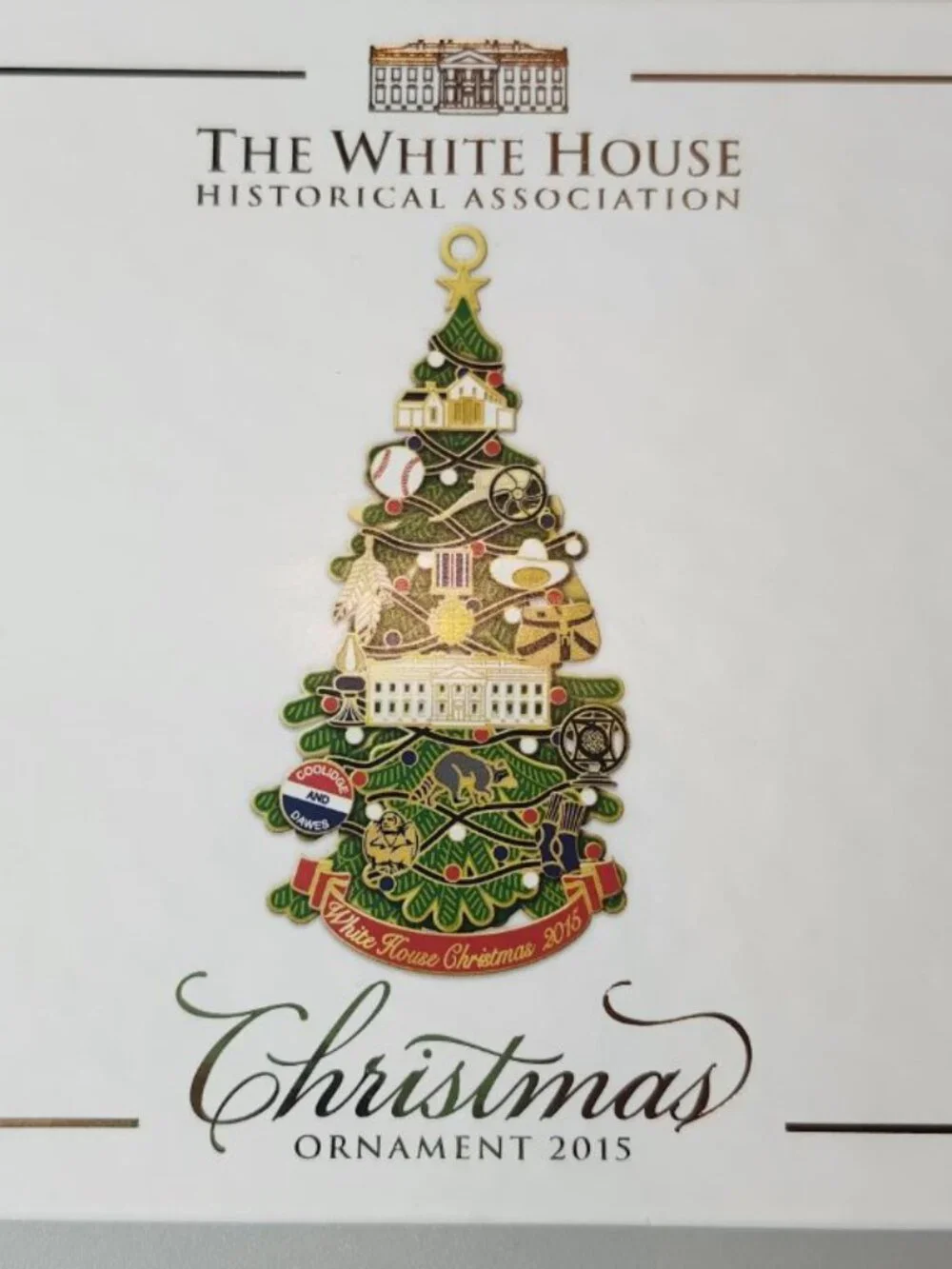 The White House Historical Association Christmas Ornament 2015
